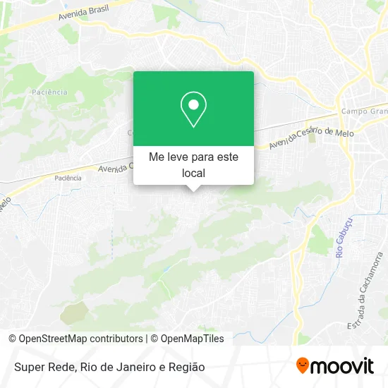 Super Rede mapa