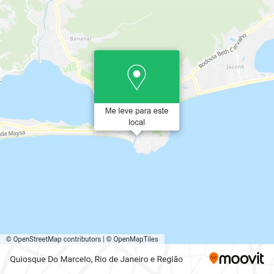 Quiosque Do Marcelo mapa