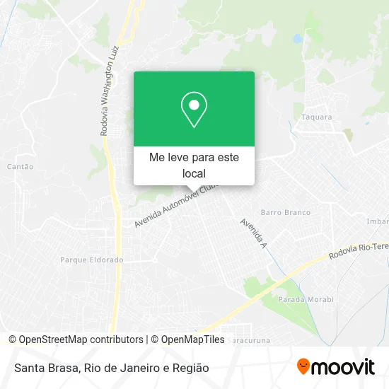Santa Brasa mapa