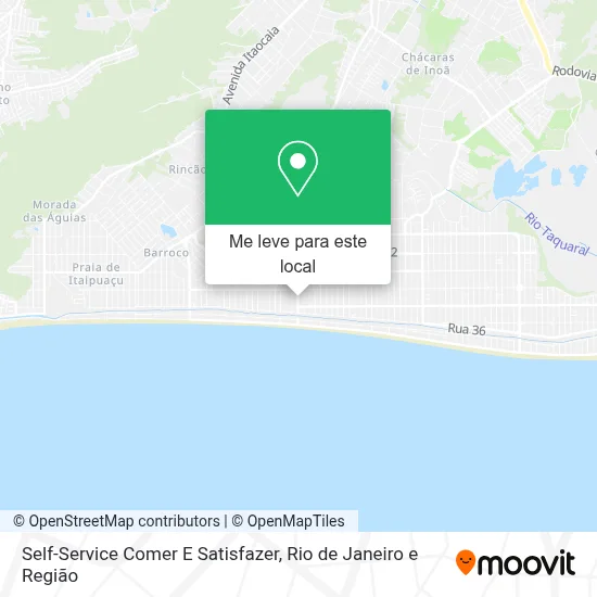 Self-Service Comer E Satisfazer mapa