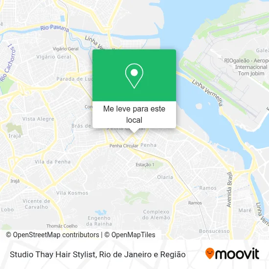 Studio Thay Hair Stylist mapa