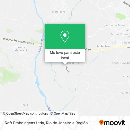 Raft Embalagens Ltda mapa