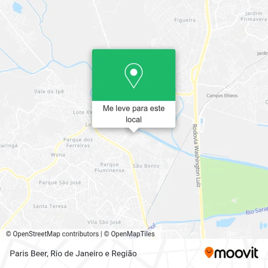 Paris Beer mapa