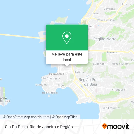 Cia Da Pizza mapa
