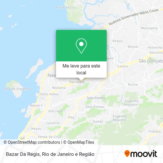Bazar Da Regis mapa