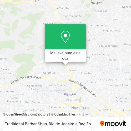 Traditional Barber Shop mapa