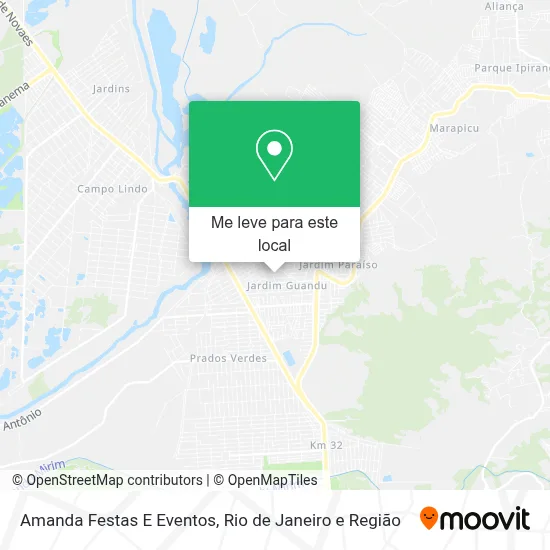 Amanda Festas E Eventos mapa