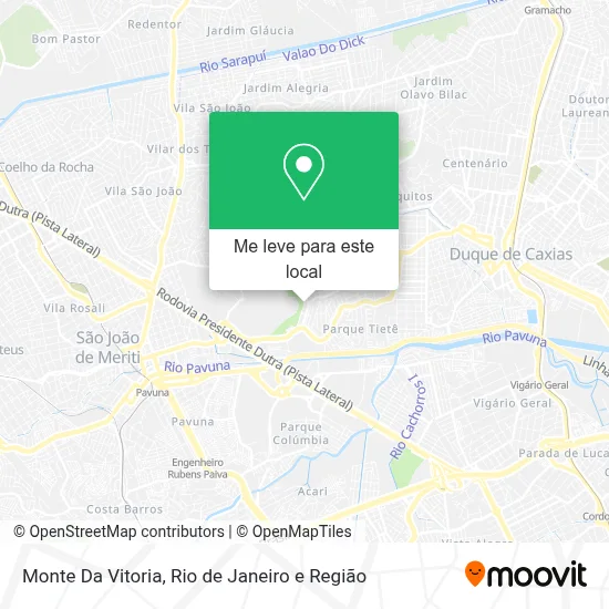 Monte Da Vitoria mapa