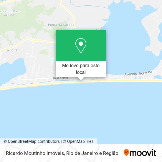 Ricardo Moutinho Imóveis mapa