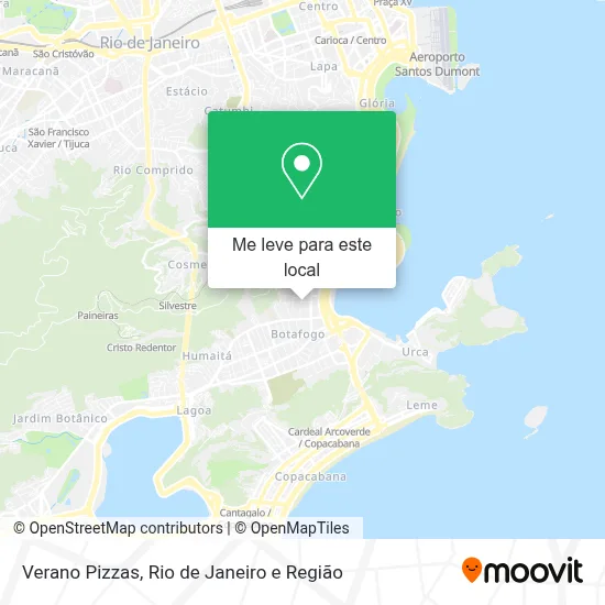 Verano Pizzas mapa