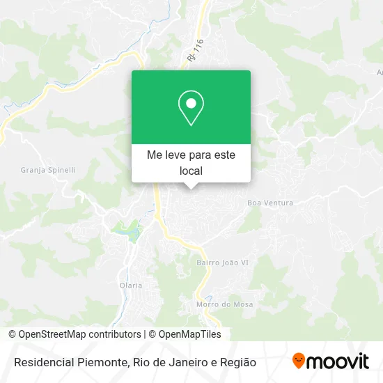 Residencial Piemonte mapa