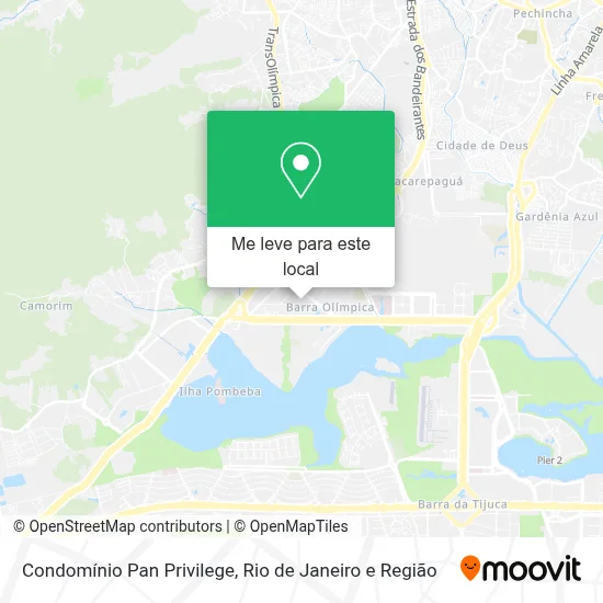Condomínio Pan Privilege mapa
