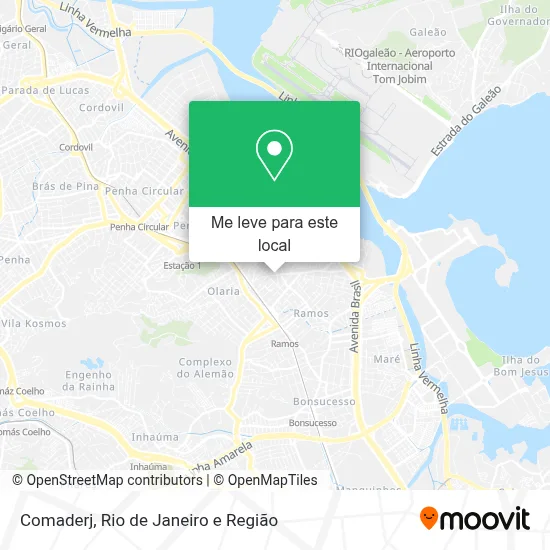 Comaderj mapa