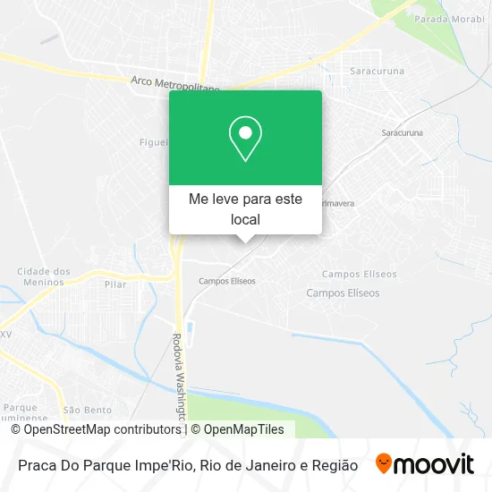 Praca Do Parque Impe'Rio mapa