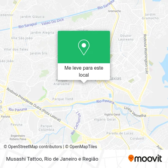 Musashi Tattoo mapa