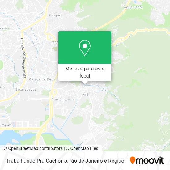 Trabalhando Pra Cachorro mapa