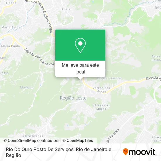Rio Do Ouro Posto De Serviços mapa