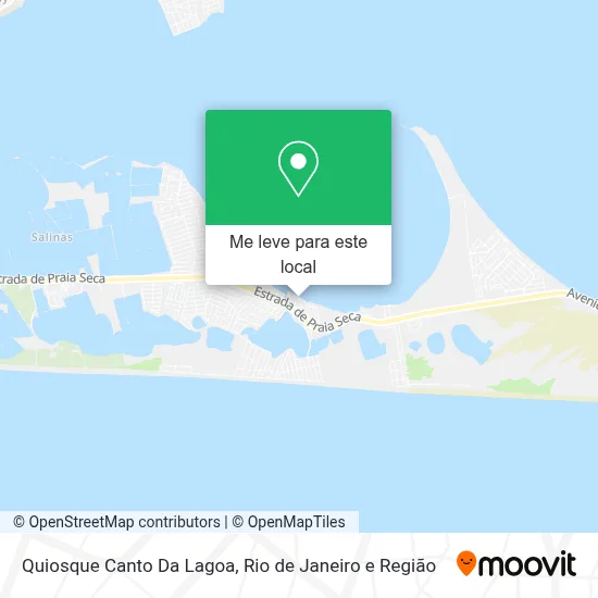Quiosque Canto Da Lagoa mapa