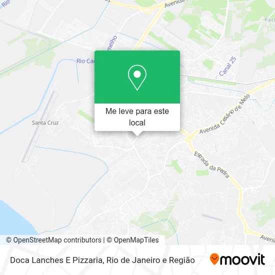 Doca Lanches E Pizzaria mapa