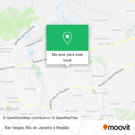Bar Vegas mapa