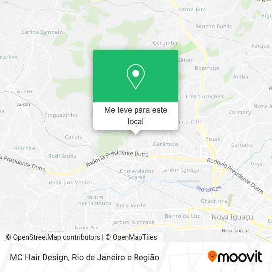 MC Hair Design mapa