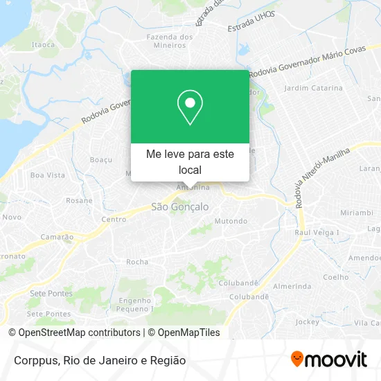 Corppus mapa
