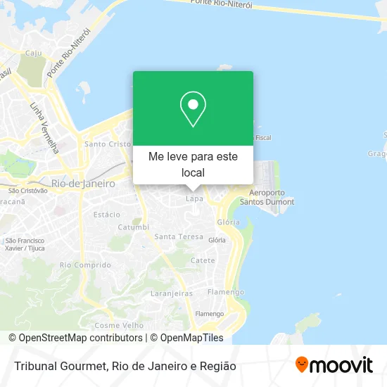 Tribunal Gourmet mapa
