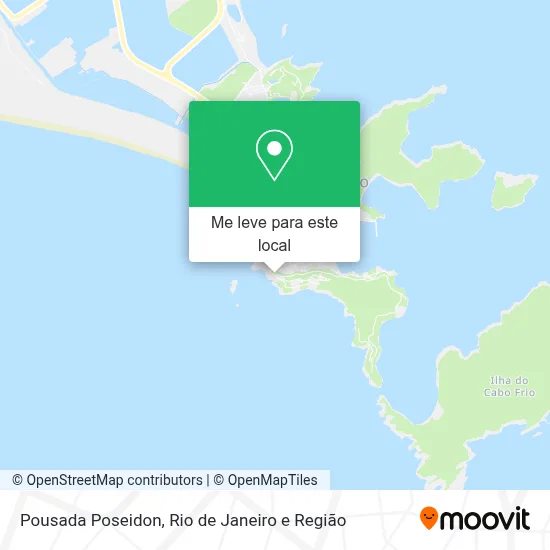 Pousada Poseidon mapa