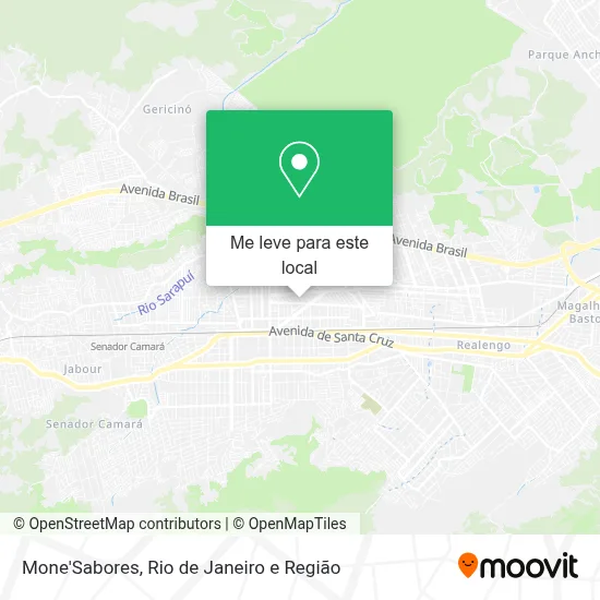 Mone'Sabores mapa