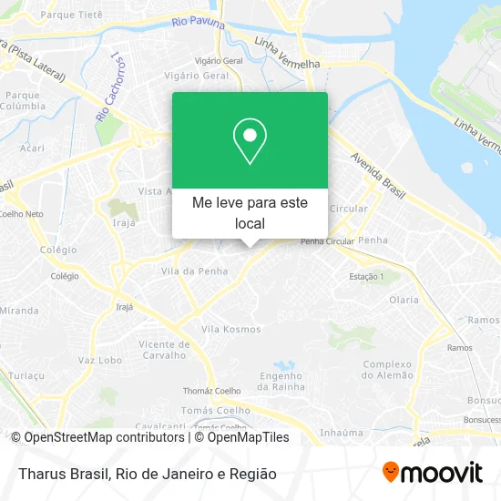 Tharus Brasil mapa
