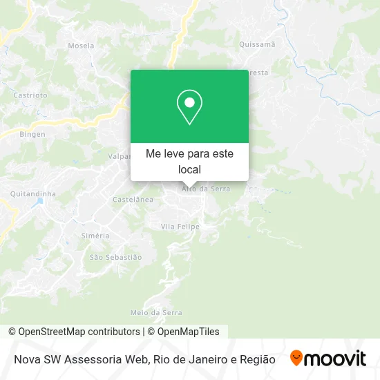 Nova SW Assessoria Web mapa