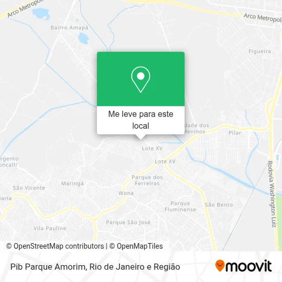 Pib Parque Amorim mapa