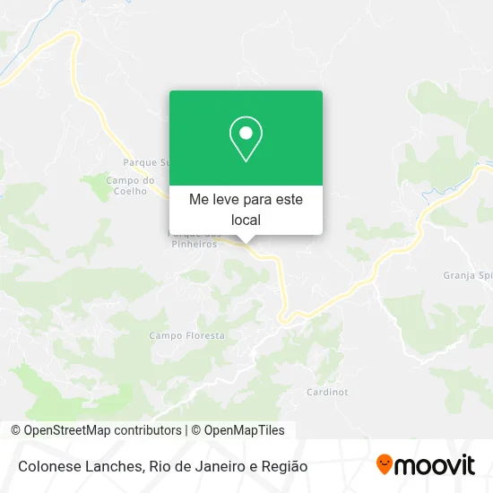 Colonese Lanches mapa