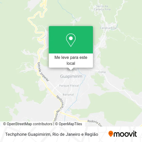 Techphone Guapimirim mapa