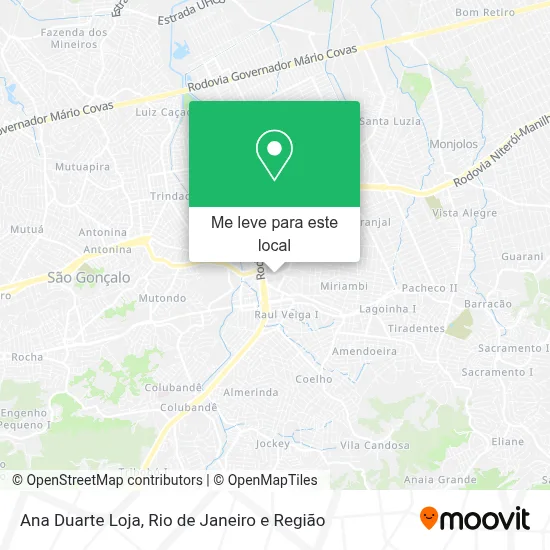 Ana Duarte Loja mapa