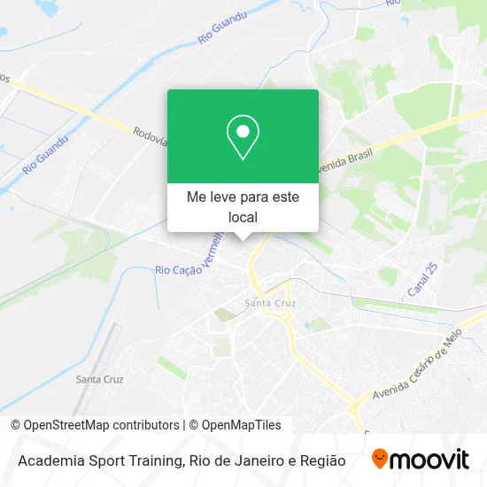 Academia Sport Training mapa