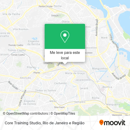 Core Training Studio mapa