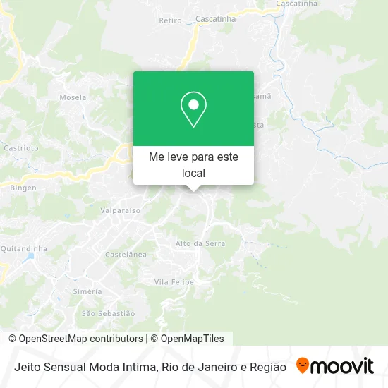 Jeito Sensual Moda Intima mapa