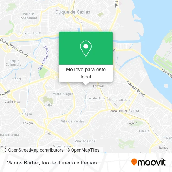 Manos Barber mapa