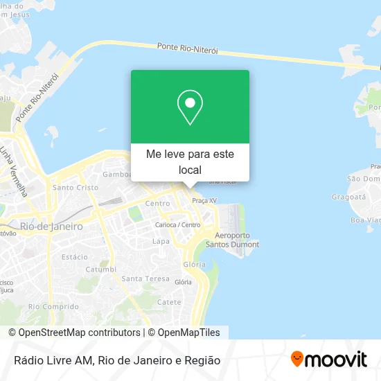 Rádio Livre AM mapa