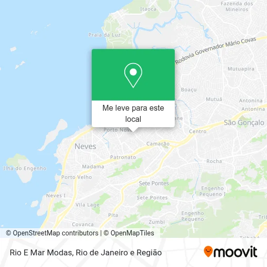 Rio E Mar Modas mapa