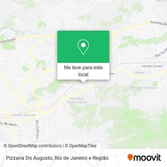 Pizzaria Do Augusto mapa