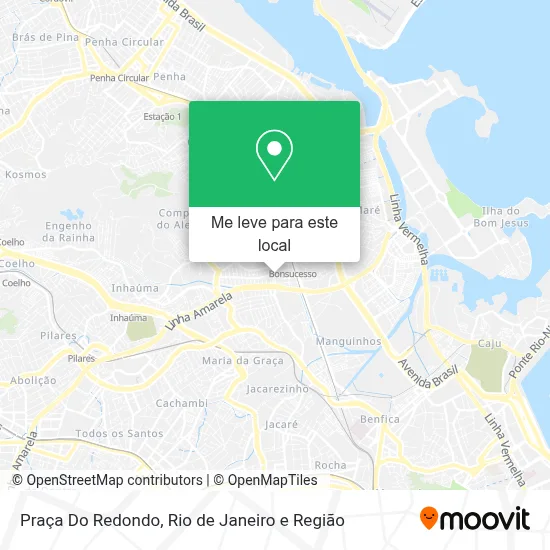 Praça Do Redondo mapa