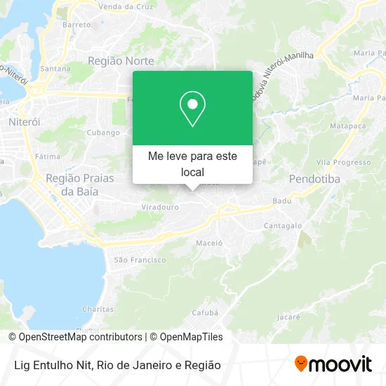Lig Entulho Nit mapa
