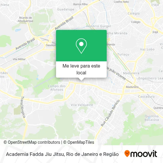 Academia Fadda Jiu Jitsu mapa