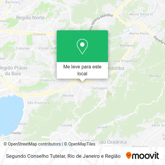 Segundo Conselho Tutelar mapa
