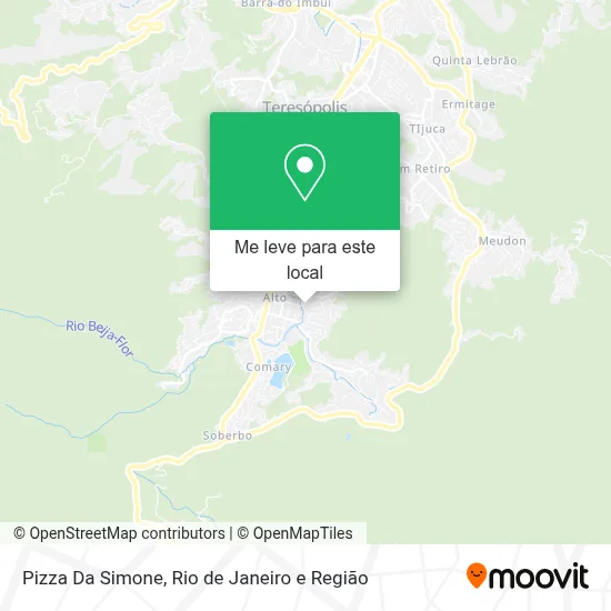 Pizza Da Simone mapa