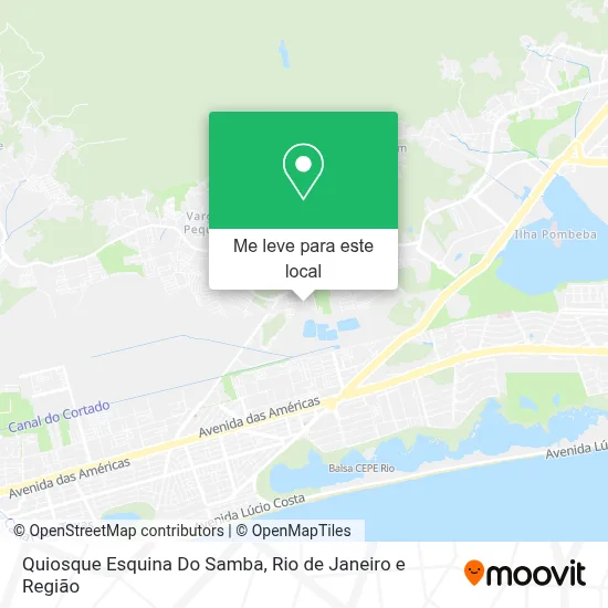 Quiosque Esquina Do Samba mapa
