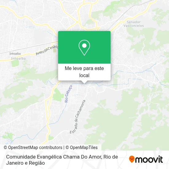 Comunidade Evangélica Chama Do Amor mapa
