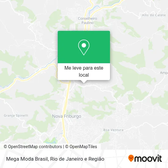 Mega Moda Brasil mapa